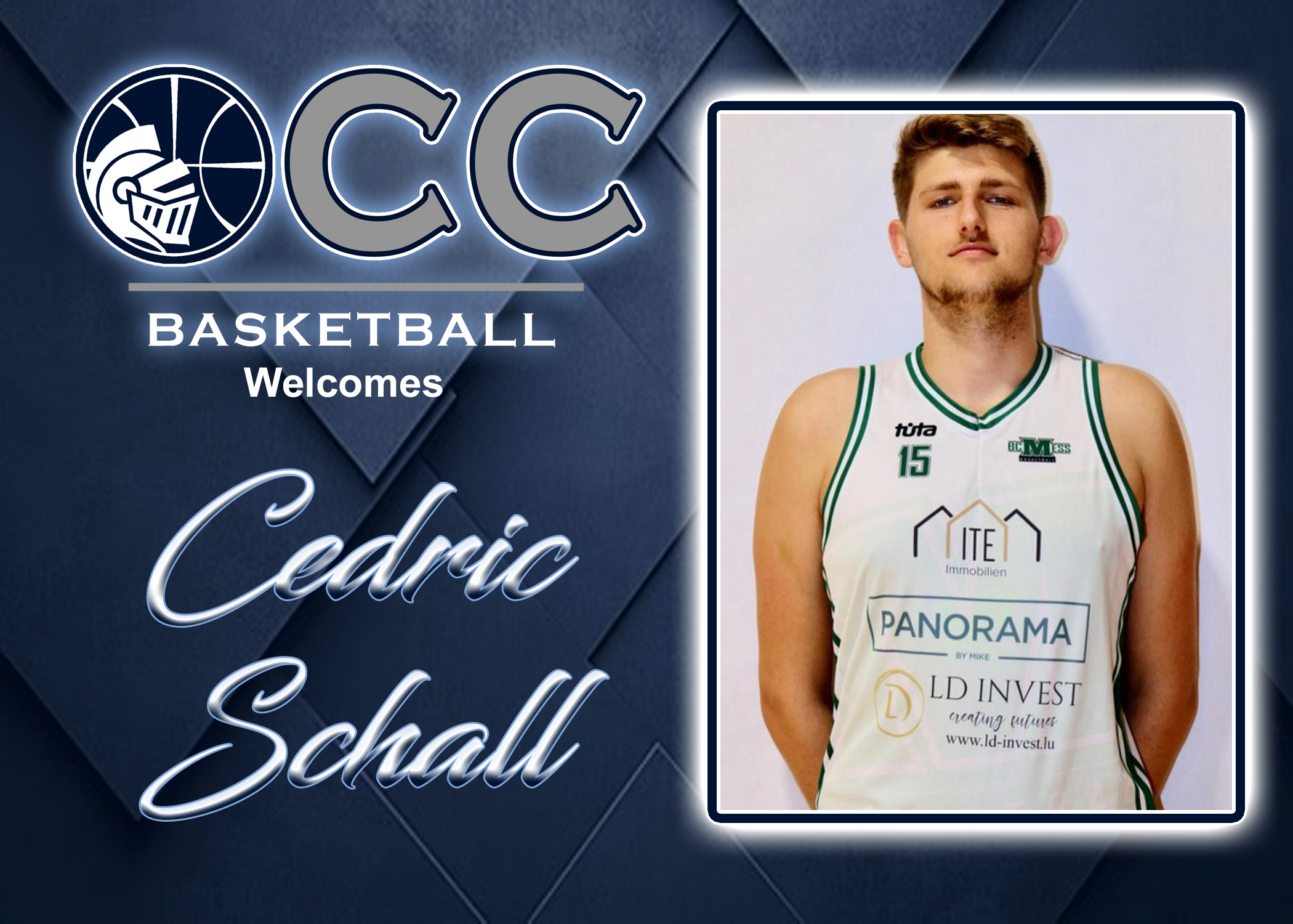 Olney Central Inks 7'2 Center Cedric Schall