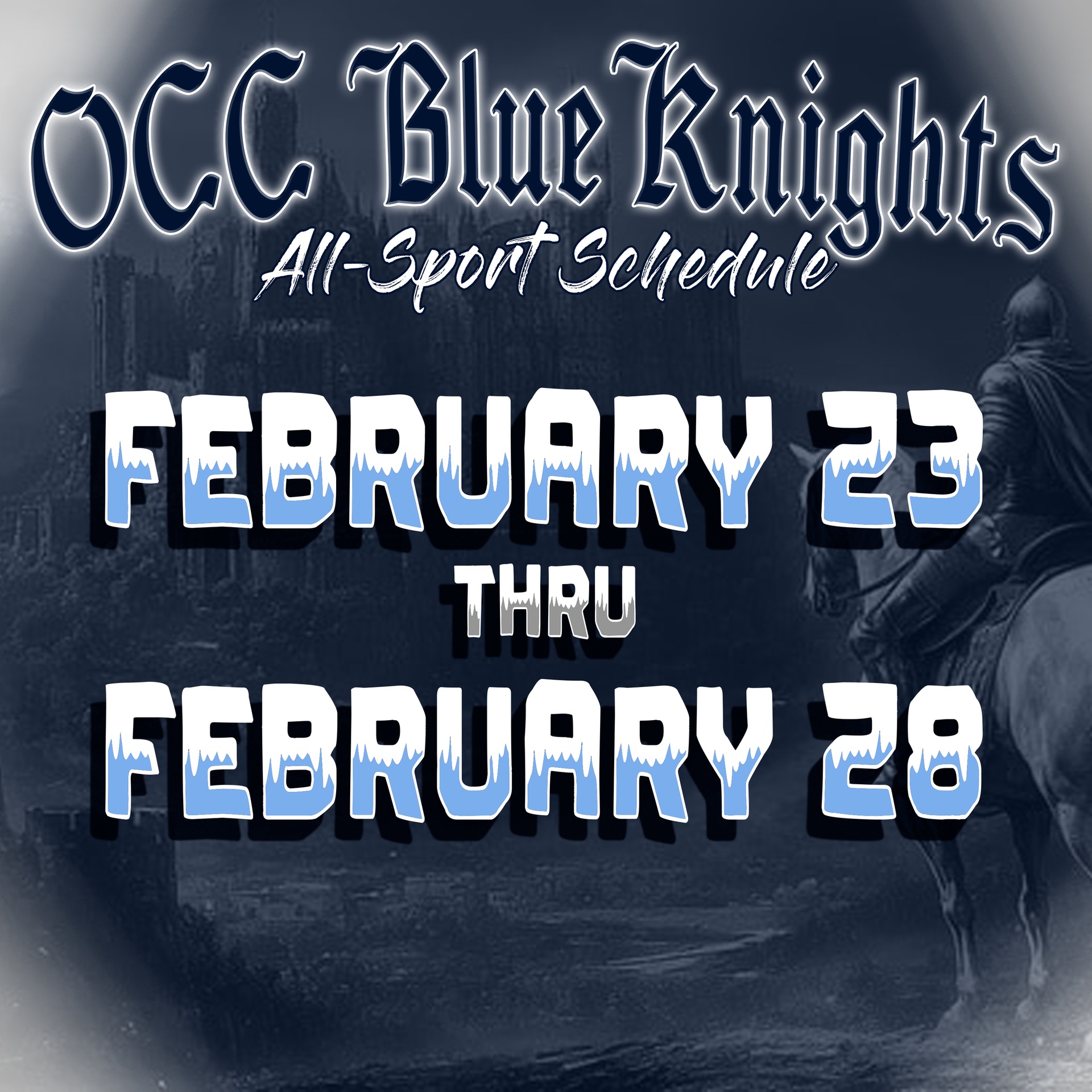 Week of February 23-28 Athletic Schedule